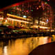 San Antonio River Walk with Christmas Lights