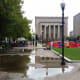 Tubman City after a thunderstorm