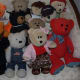 This photograph represents some of the more than 40 bears in the author's collection.