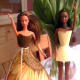 Choose bright wallpaper sheets to make Barbie a new wardrobe!