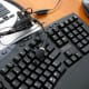 A split keyboard and Dragon dictation software helps reduce pain in my hands.