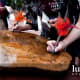 Wooden Guest book. Natural wood
