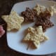 Star-shaped treats on skewers look great and taste delicious.