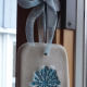Embossed ornament.