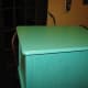 After the second coat of chalk paint.