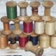 Heavy thread for sewing leather repairs is usually at least 1 mm in weight and you should choose the color closest to that of your leather item.