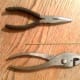 Small pliers are GREAT to help pull a needle through that tough and thick leather