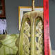 Measure distance between the on/off switch and your socket. For this lamp a 20 inch leader length is needed.
