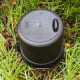 Stump covered with bucket (top view)