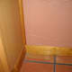 Corner finished with moulding