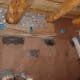 Mud application to tire walls and can in-fill.
