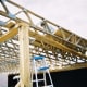 Solarium trusses.
