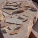 Fagstone samples used in floor.