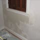 When it is dry it can be sanded and the next layer added and repeat process
