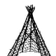 Step 2: Wrap gardening string or chicken wire around the structure.