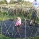 A basic dome in the process of being built.