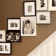 A great idea for a stairwell display.