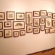 This is a nice arrangement for a large wall when you have a lot of frames to hang.