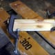 Gluing the face joint.