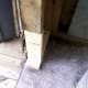 New segment of stud fitted in place to be sistered.
