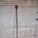 This pry bar is a homemade tool with a variety of uses.