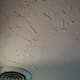 Unpainted smooth ceiling.