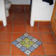 Bathroom diamond in talavera tile.