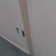 Don't forget to caulk outlets, trim, and gaps between the wall and the floor.