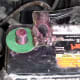 The electrical connection, both post and terminal has been sprayed with an anti-corrosion spray and an anti-corrosion pad set over the post as a further precaution.