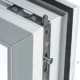 pvc window shoot bolt locking system