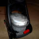 The full water tank is placed in the bottom of the Bissell PROheat.