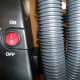 The Bissell PROheat has a switch to turn the water heater on or off.
