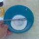 Mix baking soda and water until they form a paste.