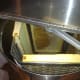 Frames in the Honey Extractor. Try to balance the frames to prevent the extractor from wildly vibrating.