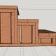 After adding vertical 2x6's to the basic design