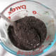 If you're using coffee grounds, mix them with soil.
