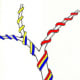 This illustration shows how multiple wires should be situated.