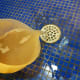 Enzymes pouring in drain. Use once a month.