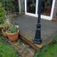 Stepdown from decking.
