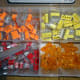 Selection of push-in connectors, used for splicing cables together.