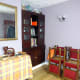 Room decorated; view of built-in welsh dresser.