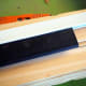 The sweep will need to be trimmed to match the final width of the door