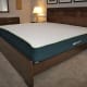 The fully expanded bed is very pleasing to the eye. It's thick and the outer cover appears to be high quality.