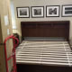 The bed is upstairs and ready to go on our platform!