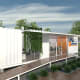 40-foot container office, external view.