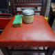 Applying the Saddle & Leather Conditioning Soap to clean the leather