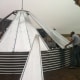Even after most sheets are on, the lifting ring may continue to move or tilt slightly.