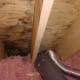 Bathroom vent discharging into the soffit, and causing mold growth