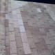 Finished repair job. The new shingles are slightly lighter in color, not being weathered yet, but it is not objectionable.