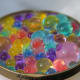 Kids can sort different shapes and colors of water beads.